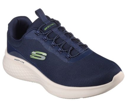 Skechers Ανδρικό Αθλητικό Mesh Stretch Lace Slip-On W/ Air-Cooled Memory Foam 232599 Μπλε