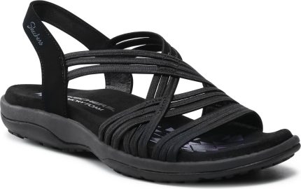 Skechers Reggae Slim - Simply Strech Γυναικείο πέδιλο Skechers 163023-blk