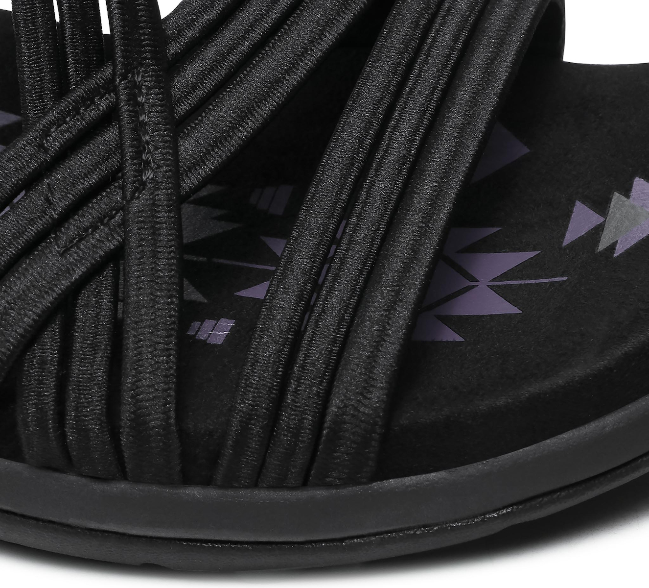Skechers Reggae Slim - Simply Strech Γυναικείο πέδιλο Skechers 163023-blk