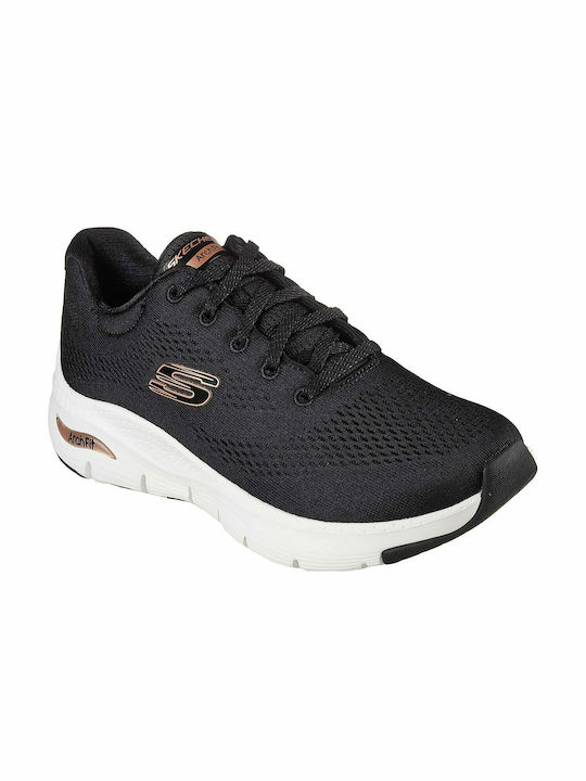 Skechers Γυναικείο Αθλητικό ARCH FIT BIG APPEAL 149057 BKRG Μαύρο Skechers Γυναικείο Αθλητικό ARCH FIT BIG APPEAL 149057 BKRG Μαύρο