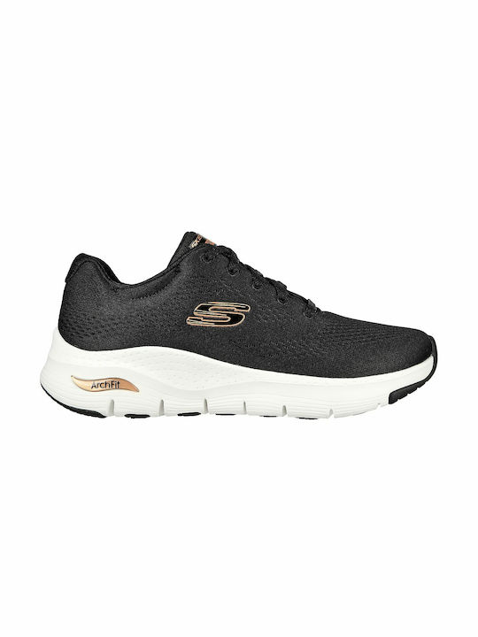Skechers Γυναικείο Αθλητικό ARCH FIT BIG APPEAL 149057 BKRG Μαύρο