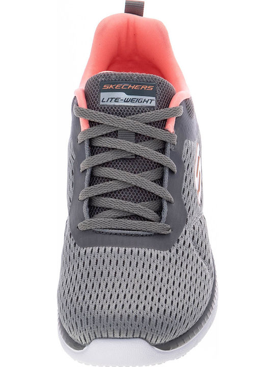 Skechers Γυναικείο Αθλητικό Bountiful Quick Path Mesh Lase Up 12607 GYCL Γκρι