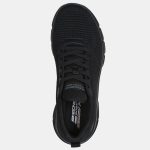 Skechers Γυναικεία Sneaker Engineered Knit Fashion Lace Up 117385 Μαύρο