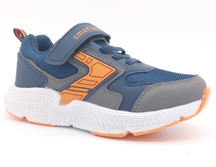 Smart Παιδικό Sneakers Για Αγόρι SD26106 Μπλε/Πορτοκαλί