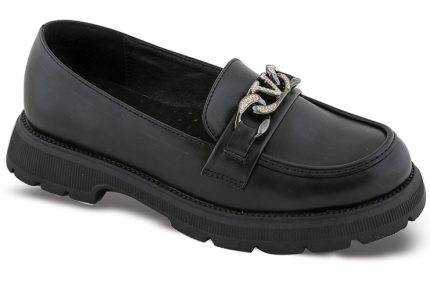 Smart Kids Παιδικό Loafer SD12175 Μαύρο Ματ