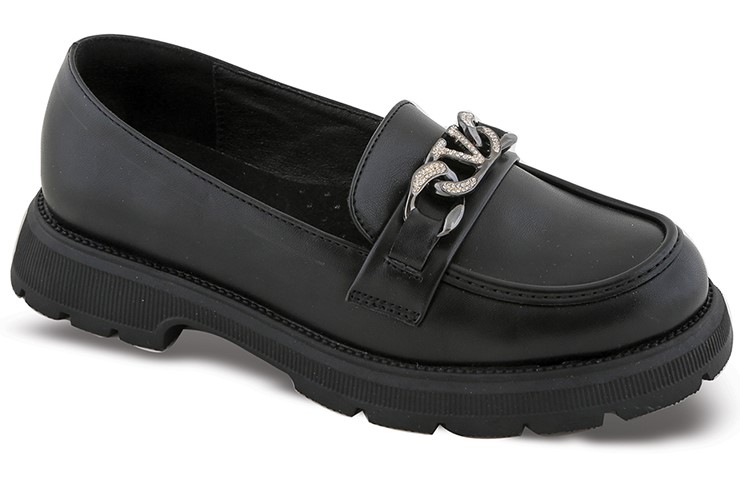 Smart Kids Παιδικό Loafer SD12175 Μαύρο Ματ