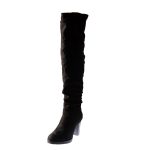 Verde Γυναικεία μπότα over the knee 28-0002939-black