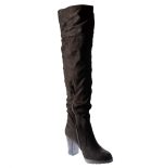 Verde Γυναικεία μπότα over the knee 28-0002939-black
