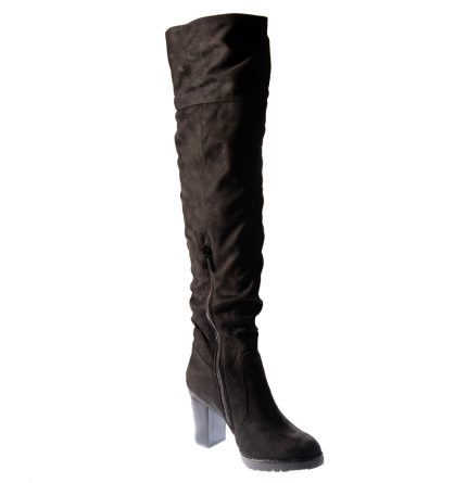Verde Γυναικεία μπότα over the knee 28-0002939-black