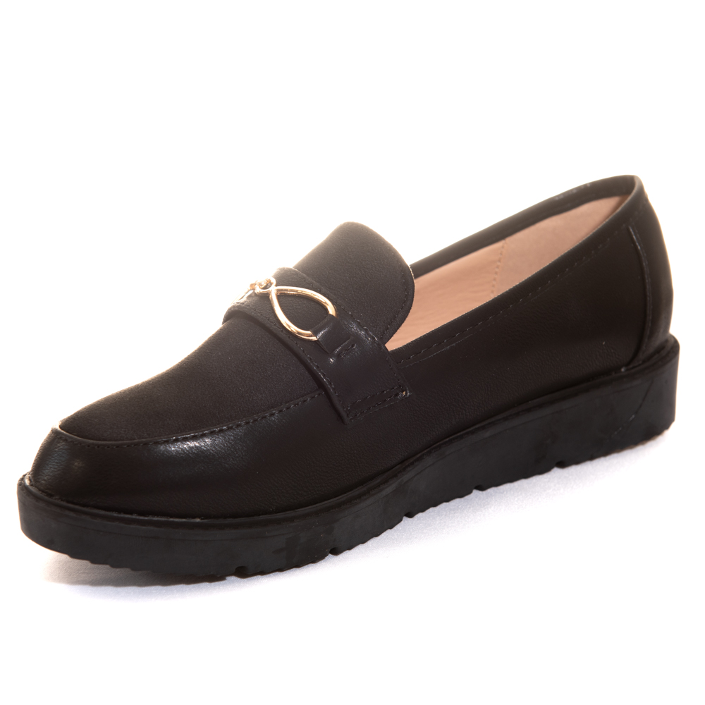 Verde Γυναικείο Slip on 28-3262 Μαύρο