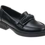 Verde Γυναικεία Loafer 28-3953 Μαύρο