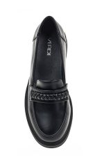 Verde Γυναικεία Loafer 28-3953 Μαύρο