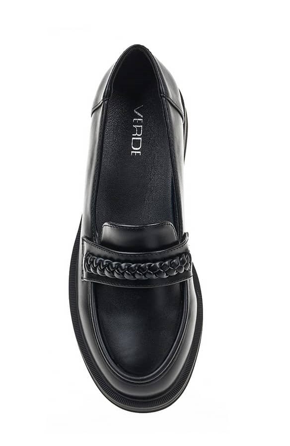 Verde Γυναικεία Loafer 28-3953 Μαύρο