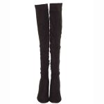 Verde γυναικεία μπότα πάνω απο το γόνατο 28-0002329 black