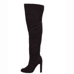 Verde γυναικεία μπότα πάνω απο το γόνατο 28-0002329 black