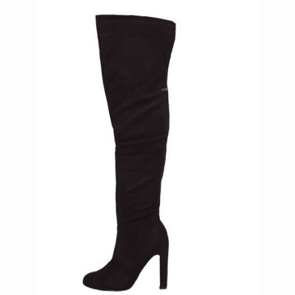 Verde γυναικεία μπότα πάνω απο το γόνατο 28-0002329 black