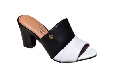 Vizzano Γυναικείο Mule 6262-482 Μαύρο/Λευκό