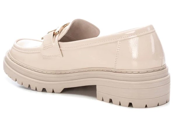 Xti Γυναικεία  Chunky Loafers 141727 Μπεζ