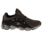 Adrun 8901-087 γυναικείο αθλητικό χωρίς ραφές - black tenis moove
