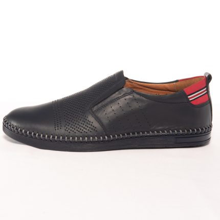 Boxer Ανδρικά μοκασίνια-loafers 21179 12-516 μπλέ δέρμα