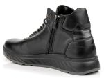 Boxer Ανδρικά Δερμάτινα Ανατομικά Μποτάκια 43005 15-011 Μαύρο
