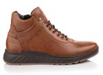 Boxer Ανδρικά Δερμάτινα Ανατομικά Μποτάκια 43005 15-019 Ταμπά
