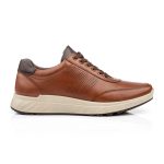 Boxer Ανδρικό Ανατομικό Δερμάτινο Sneaker 19235 10-019 Ταμπά