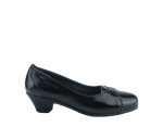 Boxer Γυναικεία Δερμάτινη Ανατομική Γόβα 52968 50-111 Μαύρο Λουστρίνι