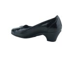Boxer Γυναικεία Δερμάτινη Ανατομική Γόβα 52968 50-111 Μαύρο Λουστρίνι
