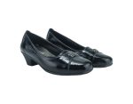 Boxer Γυναικεία Δερμάτινη Ανατομική Γόβα 52968 50-111 Μαύρο Λουστρίνι