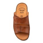 Boxer Ανδρική Δερμάτινη Παντόφλα 17230 15-019 Ταμπά