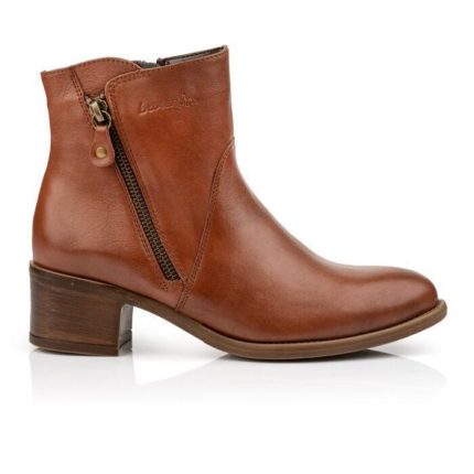 Boxer Γυναικείο Δερμάτινο Μποτάκι 60001 15-119 Ταμπά