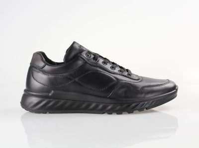 Boxer Ανδρικό Δερμάτινο Sneaker 19309 10-011 Μαύρο