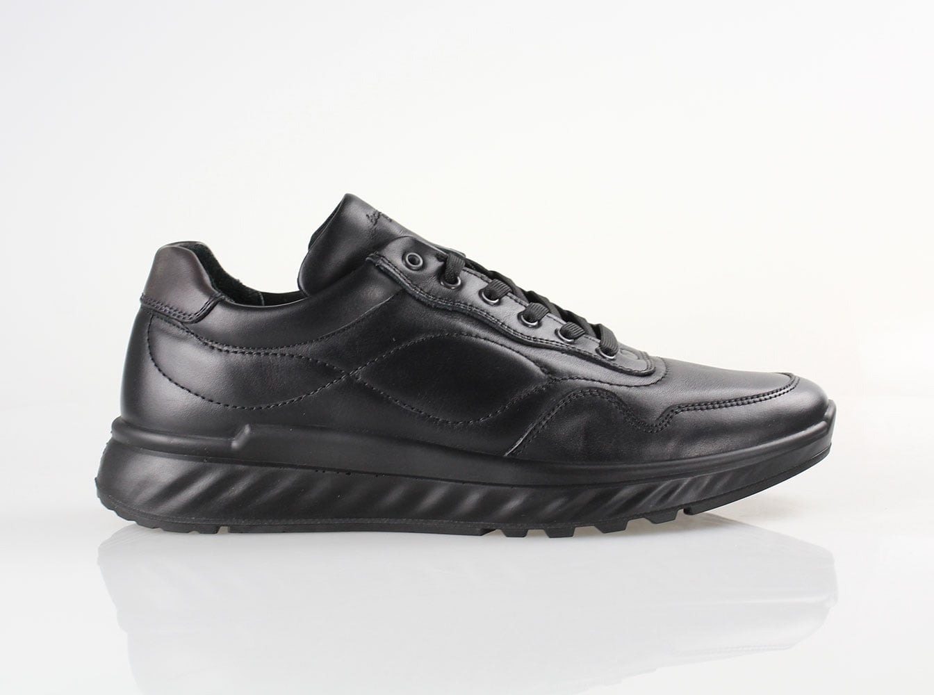 Boxer Ανδρικό Δερμάτινο Sneaker 19309 10-011 Μαύρο Boxer Ανδρικό Δερμάτινο Sneaker 19309 10-011 Μαύρο