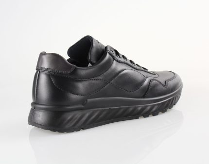 Boxer Ανδρικό Δερμάτινο Sneaker 19309 10-011 Μαύρο