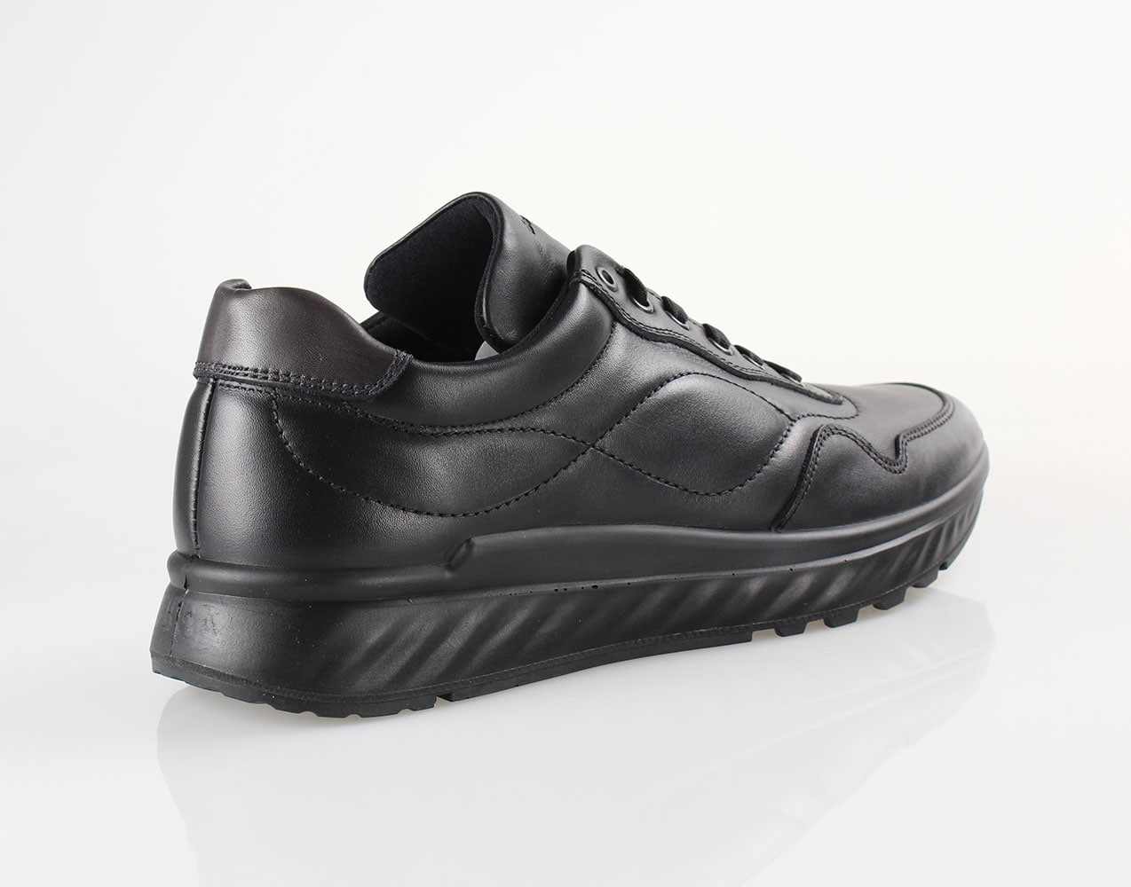 Boxer Ανδρικό Δερμάτινο Sneaker 19309 10-011 Μαύρο
