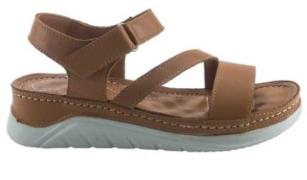 Boxer Γυναικεία Δερμάτινα Ανατομικά Πέδιλα 98301 10-019 Ταμπά