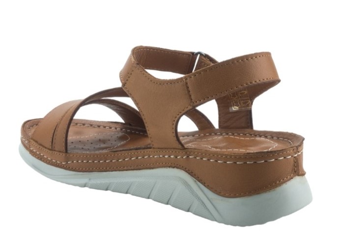 Boxer Γυναικεία Δερμάτινα Ανατομικά Πέδιλα 98301 10-019 Ταμπά