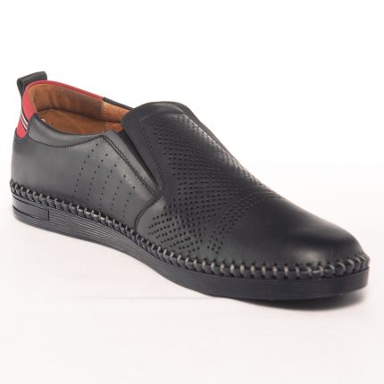 Boxer Ανδρικά μοκασίνια-loafers 21179 12-516 μπλέ δέρμα