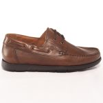 Boxer Ανδρικά μοκασίνια-loafers 21195 14-119 ταμπά δέρμα 