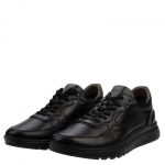 Boxer Aνδρικά Sneakers 19154-10-011 Mαύρο Δέρμα