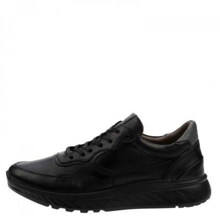 Boxer Aνδρικά Sneakers 19154-10-011 Mαύρο Δέρμα