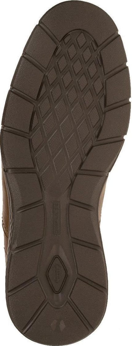 Boxer Ανδρικά δετά casual 21167 11-519 ταμπά δέρμα