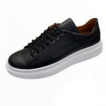 Boxer Ανδρικό Δερμάτινο Sneaker 21261 14-111 Μαύρο 