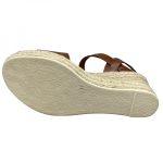 Boxer Γυναικείες Πλατφόρμες Εσπαντρίγιες 82691 10-219 Ταμπά Δέρμα