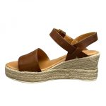 Boxer Γυναικείες Πλατφόρμες Εσπαντρίγιες 82691 10-219 Ταμπά Δέρμα