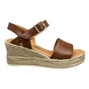 Boxer Γυναικείες Πλατφόρμες  Εσπαντρίγιες 82691 10-219 Ταμπά Δέρμα