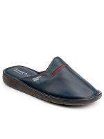 Boxer Ανδρική Δερμάτινη Παντόφλα 18032 10-016 Μπλε