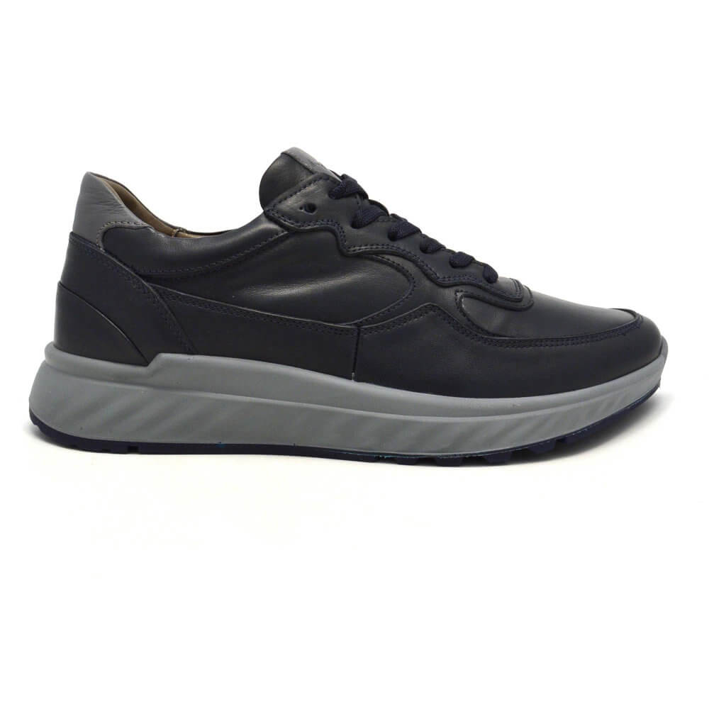 Boxer Ανδρικά Sneakers 19154-10-052 Μπλέ δέρμα