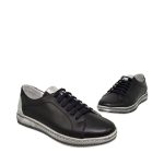 Boxer air Γυναικείο δετό ανατομικό sneaker 96029 10-011 Μαύρο